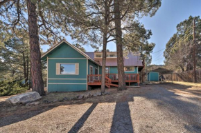 Southwestern Ruidoso Hideaway with Furnished Deck!
